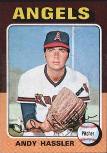1975 Topps Mini #261 Andy Hassler Front