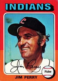 1975 Topps Mini #263 Jim Perry Front