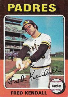 1975 Topps Mini #332 Fred Kendall Front