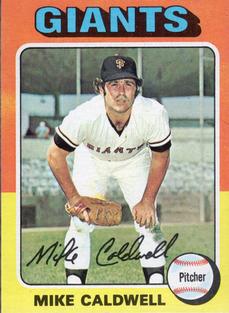 1975 Topps Mini #347 Mike Caldwell Front