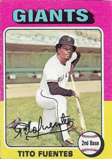 1975 Topps Mini #425 Tito Fuentes Front