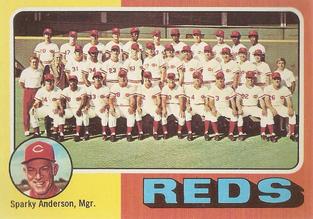 1975 Topps Mini #531 Cincinnati Reds / Sparky Anderson Front
