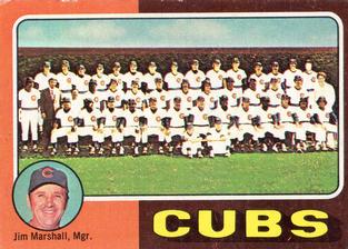 1975 Topps Mini #638 Chicago Cubs / Jim Marshall Front