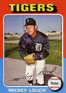 1975 Topps Mini #245 Mickey Lolich Front