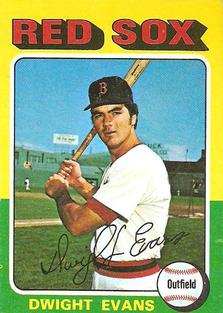 1975 Topps Mini #255 Dwight Evans Front