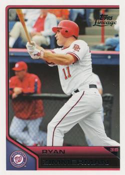 2011 Topps Lineage #11 Ryan Zimmerman Front