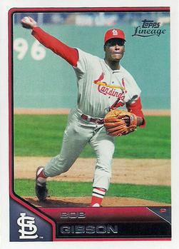 2011 Topps Lineage #155 Bob Gibson Front