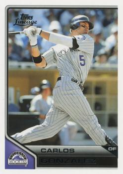 2011 Topps Lineage #86 Carlos Gonzalez Front