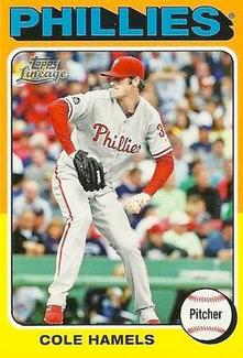 2011 Topps Lineage - 1975 Mini #102 Cole Hamels Front