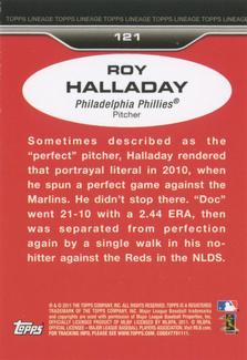 2011 Topps Lineage - 1975 Mini #121 Roy Halladay Back