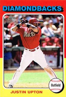 2011 Topps Lineage - 1975 Mini #37 Justin Upton Front
