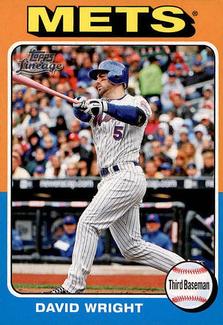2011 Topps Lineage - 1975 Mini #77 David Wright Front
