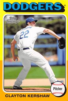 2011 Topps Lineage - 1975 Mini #84 Clayton Kershaw Front