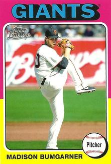 2011 Topps Lineage - 1975 Mini #101 Madison Bumgarner Front