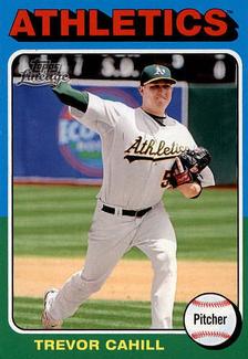 2011 Topps Lineage - 1975 Mini #113 Trevor Cahill Front