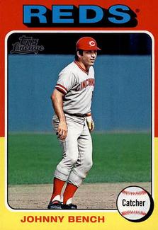 2011 Topps Lineage - 1975 Mini #137 Johnny Bench Front