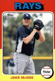 2011 Topps Lineage - 1975 Mini #179 Jake McGee Front