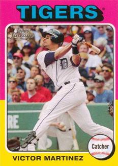 2011 Topps Lineage - 1975 Mini #43 Victor Martinez Front