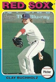2011 Topps Lineage - 1975 Mini #92 Clay Buchholz Front