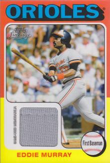 2011 Topps Lineage - 1975 Mini Relics #75R-EM Eddie Murray Front