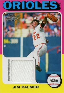 2011 Topps Lineage - 1975 Mini Relics #75R-JP Jim Palmer Front