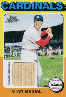2011 Topps Lineage - 1975 Mini Relics #75R-SM Stan Musial Front