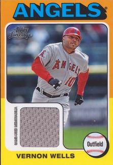 2011 Topps Lineage - 1975 Mini Relics #75R-VW Vernon Wells Front