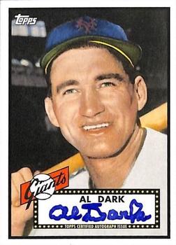 2011 Topps Lineage - Autographs #RA-AD Alvin Dark Front