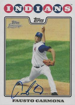 2011 Topps Lineage - Autographs #RA-FC Fausto Carmona Front