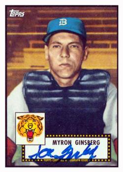 2011 Topps Lineage - Autographs #RA-MG Myron Ginsberg Front