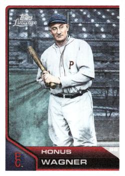 2011 Topps Lineage - Topps Cloth Stickers #TCS29 Honus Wagner Front