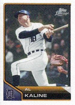 2011 Topps Lineage - Topps Cloth Stickers #TCS24 Al Kaline Front