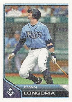 2011 Topps Lineage - Topps Cloth Stickers #TCS28 Evan Longoria Front