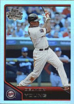 2011 Topps Lineage - Diamond Anniversary Refractors #168 Delmon Young Front