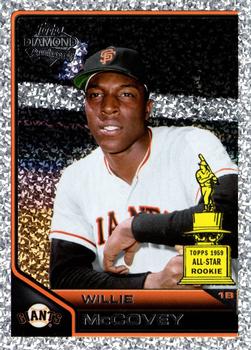 2011 Topps Lineage - Diamond Anniversary Platinum Refractors #192 Willie McCovey Front