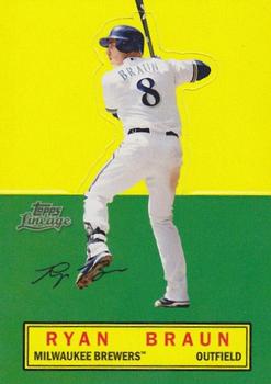 2011 Topps Lineage - Topps Stand-Ups #NNO Ryan Braun Front