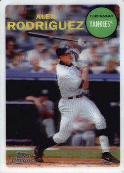 2011 Topps Lineage - Topps 3D #NNO Alex Rodriguez Front