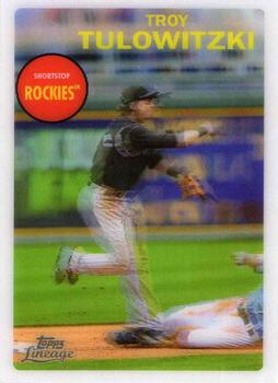 2011 Topps Lineage - Topps 3D #NNO Troy Tulowitzki Front