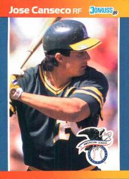 1989 Donruss All-Stars #2 Jose Canseco Front