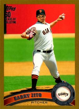 2011 Topps - Gold #22 Barry Zito Front