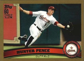2011 Topps - Gold #45 Hunter Pence Front