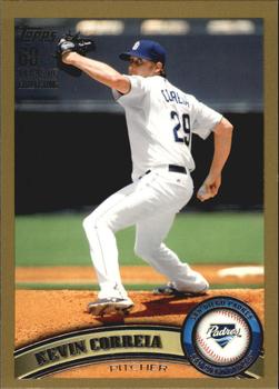 2011 Topps - Gold #47 Kevin Correia Front