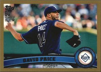 2011 Topps - Gold #61 David Price Front