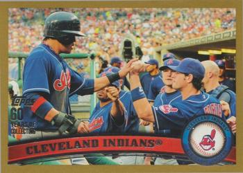 2011 Topps - Gold #68 Cleveland Indians Front