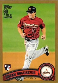 2011 Topps - Gold #88 Brian Bogusevic Front