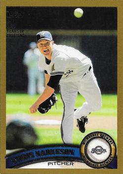 2011 Topps - Gold #92 Chris Narveson Front