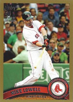 2011 Topps - Gold #123 Mike Lowell Front
