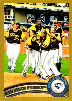 2011 Topps - Gold #126 San Diego Padres Front