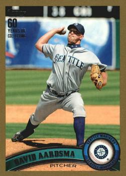 2011 Topps - Gold #149 David Aardsma Front