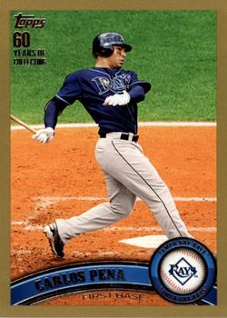 2011 Topps - Gold #163 Carlos Pena Front